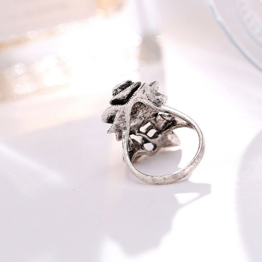 Gorgeous Rose Ring 925 Silver Filled New - Picture 6 of 6